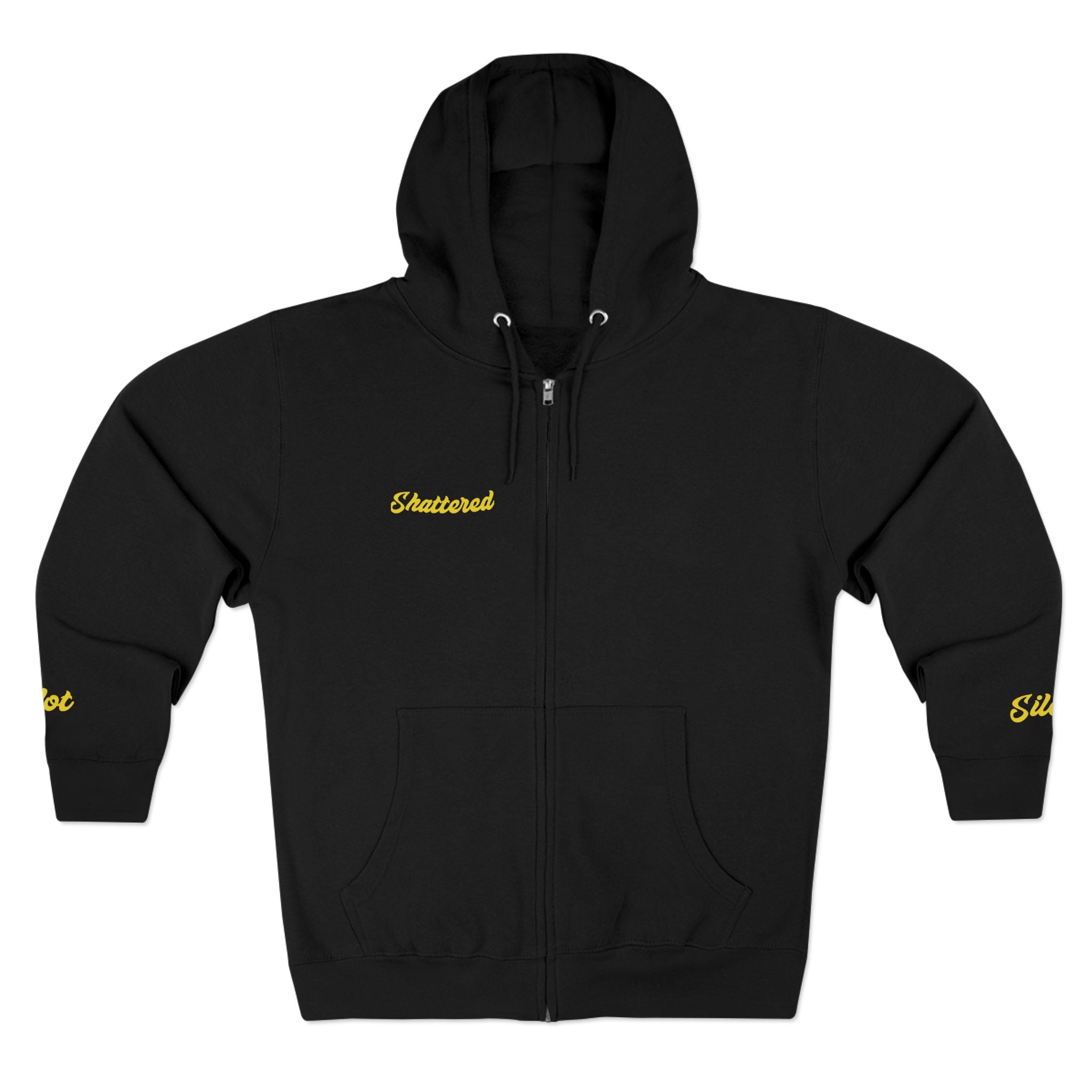 Shattered-Not Silent Zip hoodie
