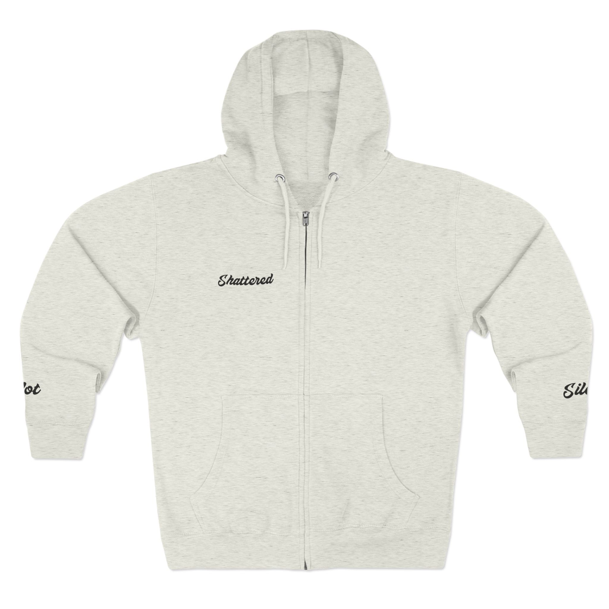 Shattered-Not Silent Zip hoodie